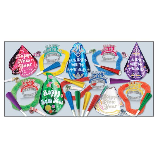 Beistle New Year Cabaret Party Favor Kit for 50